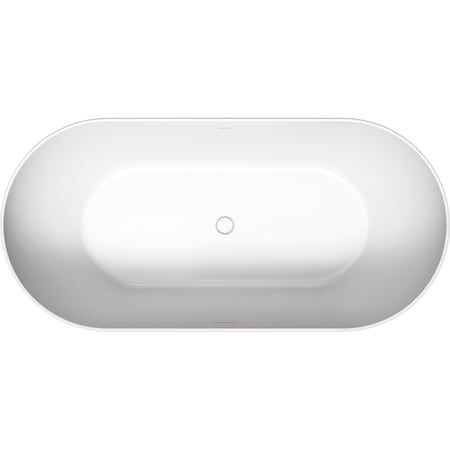 Duravit Bathtub, 66-1/8 in L, 31-1/2 in W 700526000000090